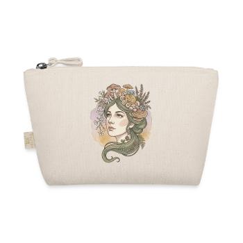 Goddess of Mushrooms and Flowers - Organic Pouch - nature - Front