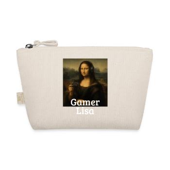 Gamer Lisa Leonardo Da Vinci Videospiel Mona Lisa - Bio-Täschchen - Natur - Vorne