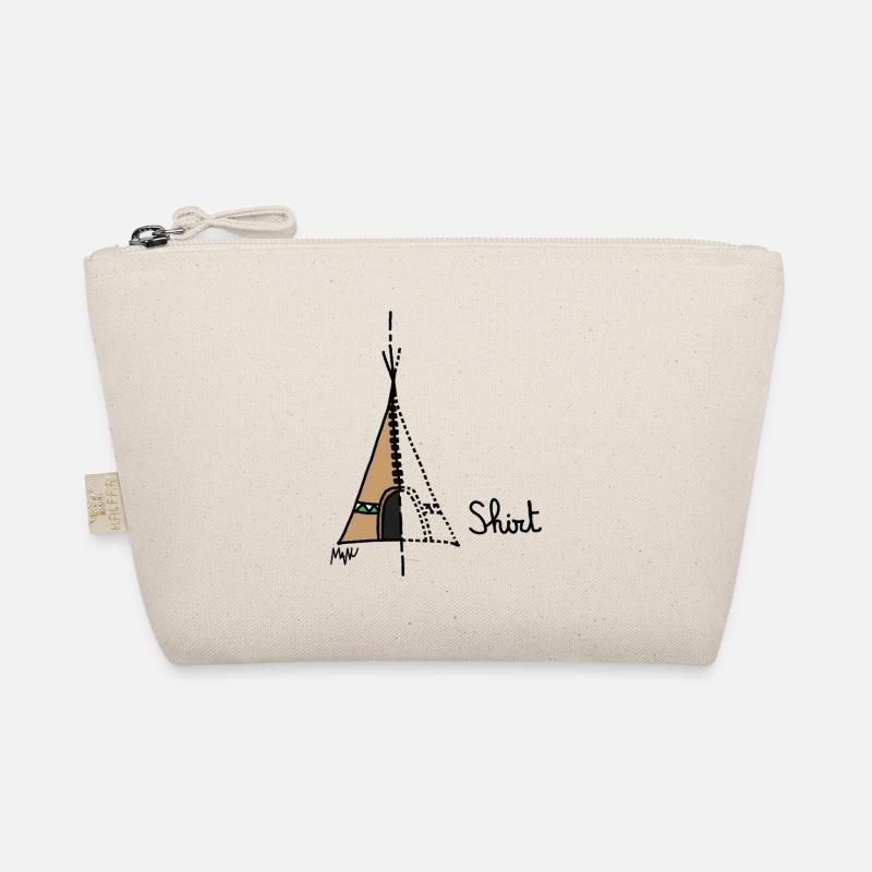 Tipi-Shirt - Bio-Täschchen - Natur