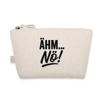 Um, nope, funny saying - Organic Pouch - nature - Front