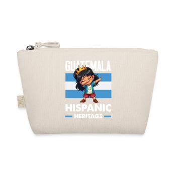 Guatemala Flagge T-Shirt Stolz & Heimat Chapín - Bio-Täschchen - Natur - Vorne
