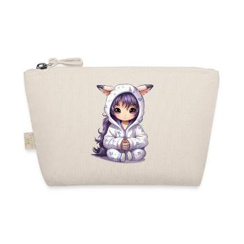 Style sweat à capuche Chibi Bunny - Trousse biologique - nature - Devant