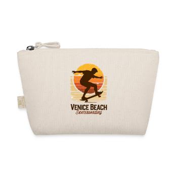 Venice Beach Skateboard Sunset - Organic Pouch - nature - Front