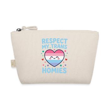 Mois de la fierté LGBTQ - Respect My Trans Homies - Trousse biologique - nature - Devant