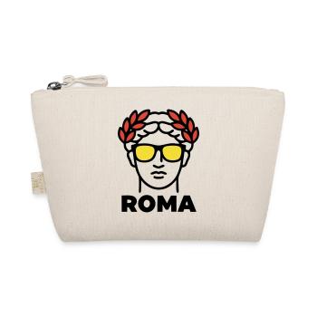 Rome Statue Sunglasses Italy Holidays - Organic Pouch - nature - Front