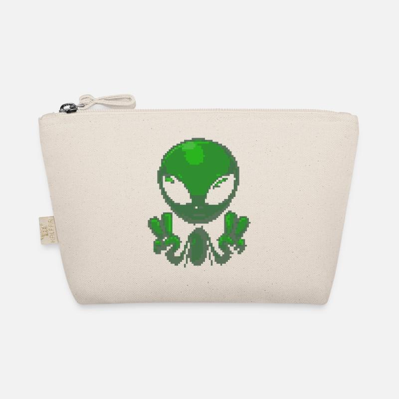 Signe de paix extraterrestre Pixel Green Trousse biologique
