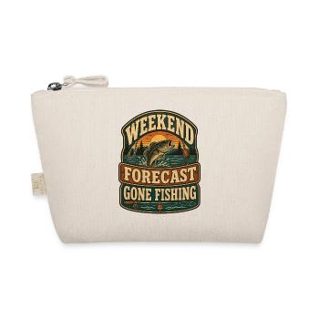Weekend Forecast Gone Fishing Angeln - Bio-Täschchen - Natur - Vorne