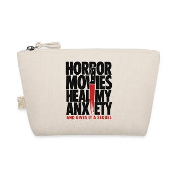 Horror Movies Heal My Anxiety - Organic Pouch - nature - Front