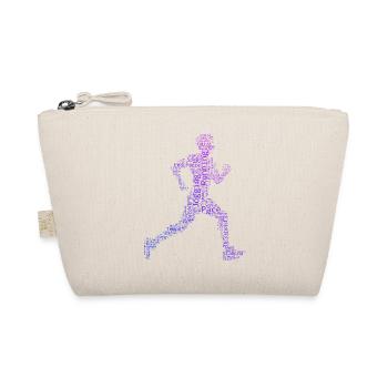 Running gift idea for a running lover - Organic Pouch - nature - Front