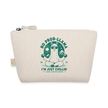 No Prob-Llama Just Chillin - Organic Pouch - nature - Front