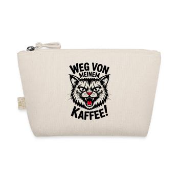 Weg von meinem Kaffee zornige Katze - Bio-Täschchen - Natur - Vorne