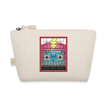Illustration de Boombox en vitrail - Trousse biologique - nature - Devant