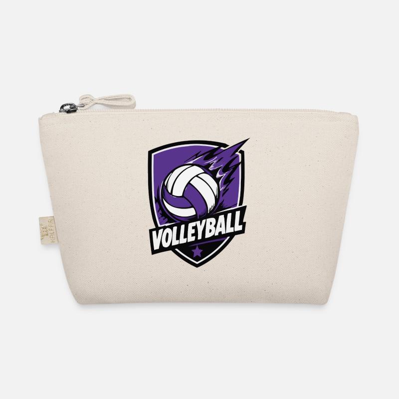 Logo de volley-ball Purple Shield Trousse biologique