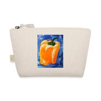 Orange pepper in expressionism - Organic Pouch - nature - Front