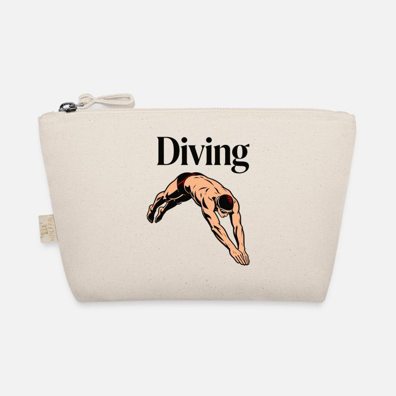 diving, diving, swimming Organic Pouch