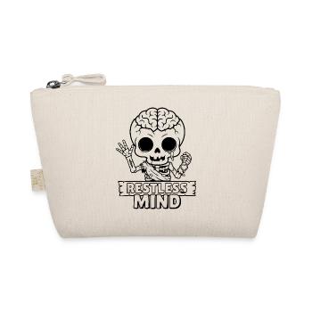 Restless Mind Skull Skull Psychology - Organic Pouch - nature - Front