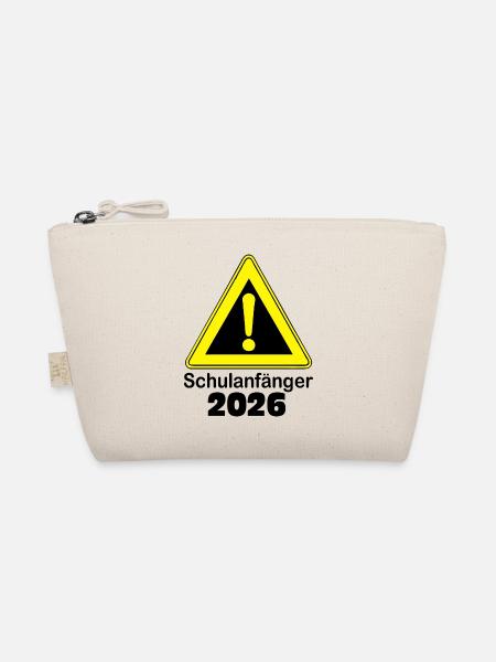 Schulanfänger 2026 - Bio-Täschchen - Natur