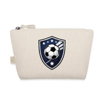 Soccer Shield Crest - Bio-Täschchen - Natur - Vorne