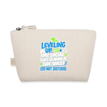 Leveling Up My Social Life Gamer - Organic Pouch - nature - Front