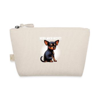 Nerv Mich Nicht Zwergpinscher Pinscher Minpin - Bio-Täschchen - Natur - Vorne