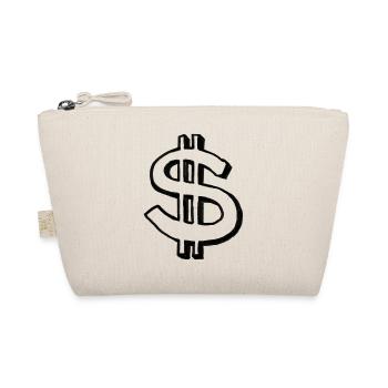 Dollar-Zeichen – Illustration - Bio-Täschchen - Natur - Vorne