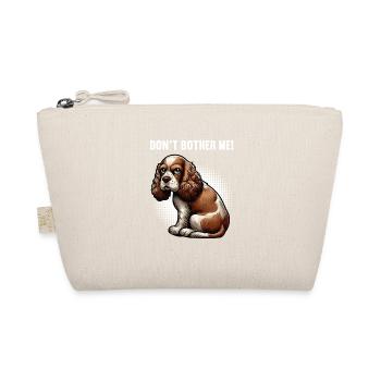 Don't Bother Me Cocker Spaniel funny cocker dog - Organic Pouch - nature - Front