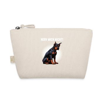 Nerv Mich Nicht Dobermann Dobermannbesitzer  - Bio-Täschchen - Natur - Vorne