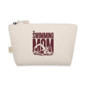 Swimming Mom Swimmer Mom Shirt - Organic Pouch - nature - Front