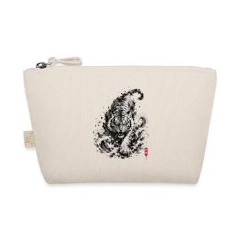 Japan Ink Tiger Welle - Bio-Täschchen - Natur - Vorne