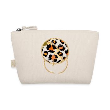 Fantasy leopard print - Organic Pouch - nature - Front