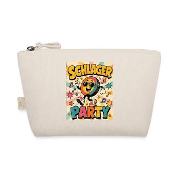 Schlager Party Retro 70s Poster Stil - Bio-Täschchen - Natur - Vorne