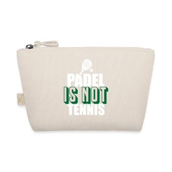 Padel_Is_Not_Tennis - Organic Pouch - nature - Front