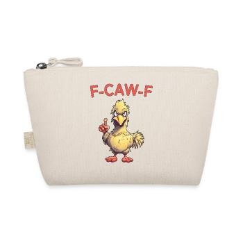 F-CAW-F Lustiges Huhn Wortspiel Humor - Bio-Täschchen - Natur - Vorne