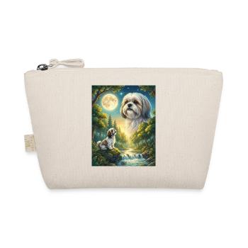 Hurlant à la Lune Mème Chien Shih Tzu - Trousse biologique - nature - Devant
