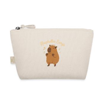 Hauptrollen-Energie Capybara - Bio-Täschchen - Natur - Vorne