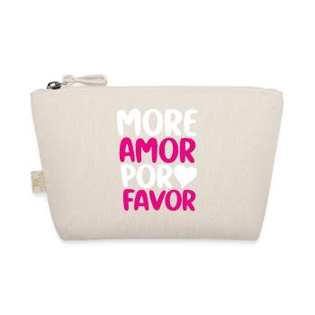 More Amor Por Favor Love Statement - Bio-Täschchen - Natur - Vorne