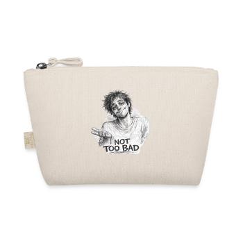 Not Too Bad Funny Pencil Sketch - Organic Pouch - nature - Front