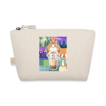 Bubble Tea Boba Drôle de Lapin mignon - Trousse biologique - nature - Devant