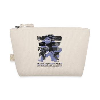 OMOTE Ura Large Kanji Budo Martialarts Design - Organic Pouch - nature - Front
