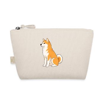 Illustration joyeuse de Shiba Inu - Trousse biologique - nature - Devant