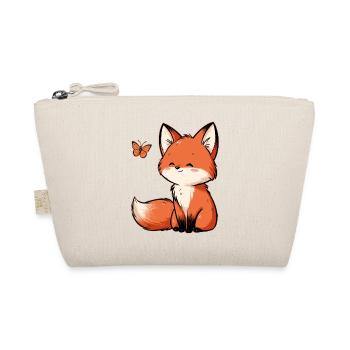 Fox Butterfly - Organic Pouch - nature - Front