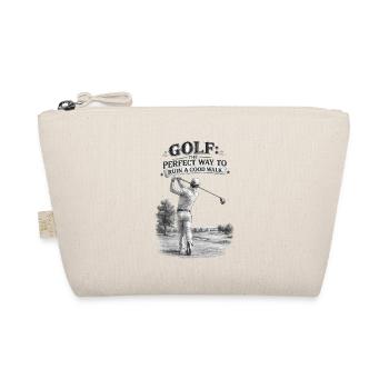 Golf The Perfect Way to Ruin a Good Walk - Organic Pouch - nature - Front