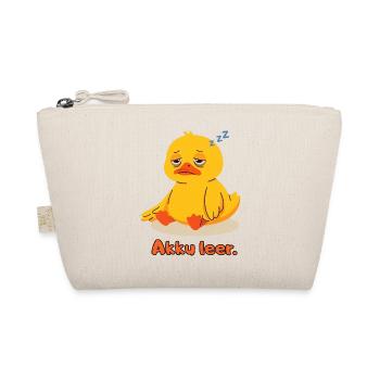 Ente Akku leer - Bio-Täschchen - Natur - Vorne