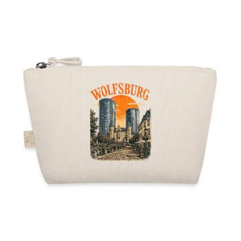 Vintage Wolfsburg Skyline Historic Wolfsburg - Organic Pouch - nature - Front