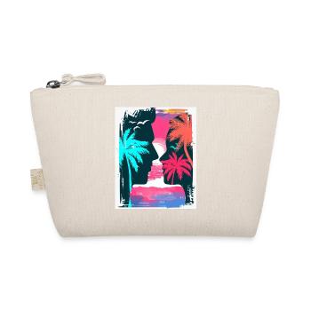 Neon Tropics Silhouette Romance - Bio-Täschchen - Natur - Vorne