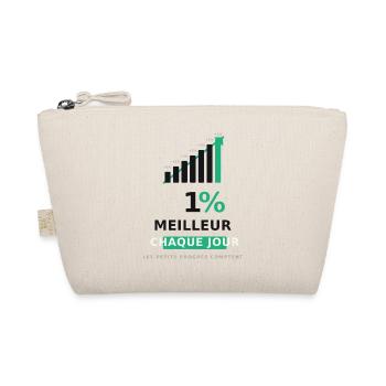 1% Meilleur Chaque Jour - Trousse biologique - nature - Devant