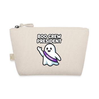 Boo Crew President Halloween Geist - Bio-Täschchen - Natur - Vorne