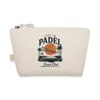 Lost in Padel Social Club | Vintage Padel - Bio-Täschchen - Natur - Vorne