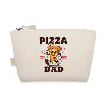 Pizza-Papa Pizza-Liebhaber-Geschenk - Bio-Täschchen - Natur - Vorne