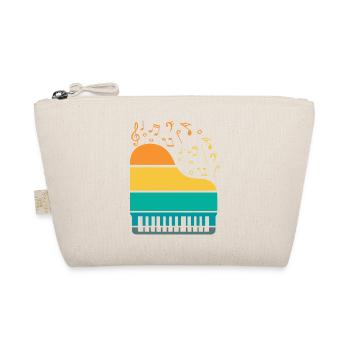 Piano Piano Musician Gift Gift Idea - Organic Pouch - nature - Front